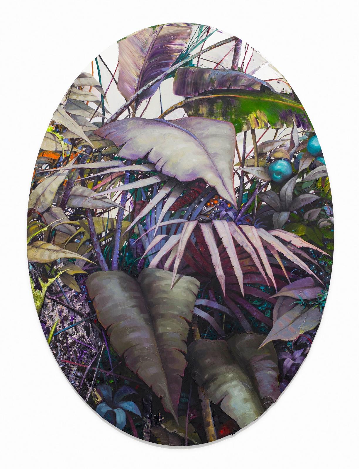 Jens Hausmann, The Garden / Oval, 2016, Öl auf Leinwand , 138 cm x 100 cm, Preis auf Anfrage