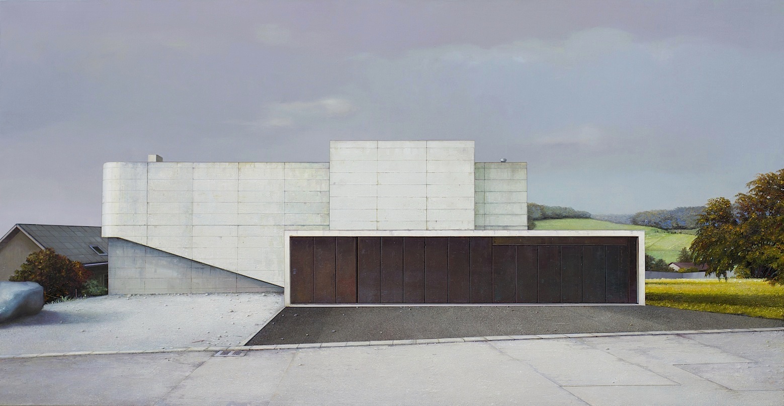 Jens Hausmann, modern house, Nr. 23, 2016, Öl auf Leinwand, 135 cm x 260 cm, Preis auf Anfrage, Galerie Cyprian Brenner