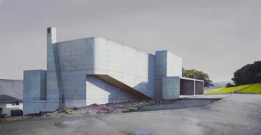 Jens Hausmann, modern house Nr. 24, 2016, Öl auf Leinwand, 135 cm x 260 cm, Preis auf Anfrage, Galerie Cyprian Brenner