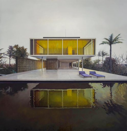 Jens Hausmann, Paradise lost, 2021, Öl auf Leinwand, 180 cm x 170 cm, Preis auf Anfrage, Galerie Cyprian Brenner