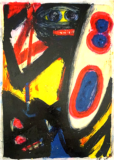 Helmut Rieger, o. T., 1998, Acryl auf Papier, 50 cm x 34,5 cm , Preis auf Anfrage