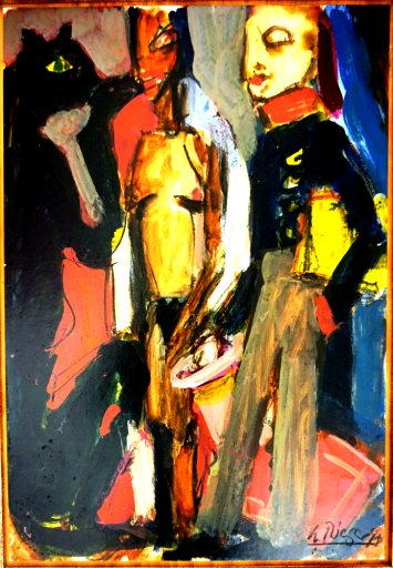 Helmut Rieger, o. T., 1998, Acryl auf Papier, 50 cm x 34,5 cm , Preis auf Anfrage