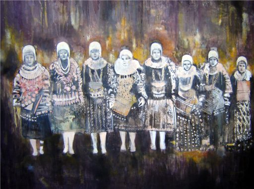 Miriam Vlaming, Minorities, 2006, Eitempera auf Leinwand, 130 cm x 160 cm, verkauft!