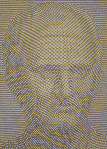 Andreas Lau, Philosoph, 2012, Eitempera auf Nessel, 70 x 50 cm, laa007kü, Preis auf Anfrage