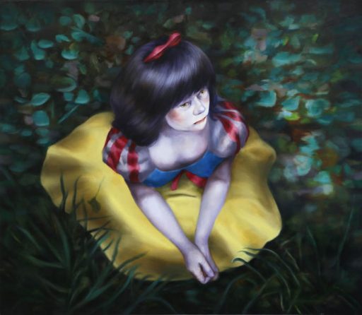 Simone Haack, Snow White, 2015, Öl auf Nessel, 100 x 115 cm, derzeit nicht verfügbar, Galerie Cyprian Brenner