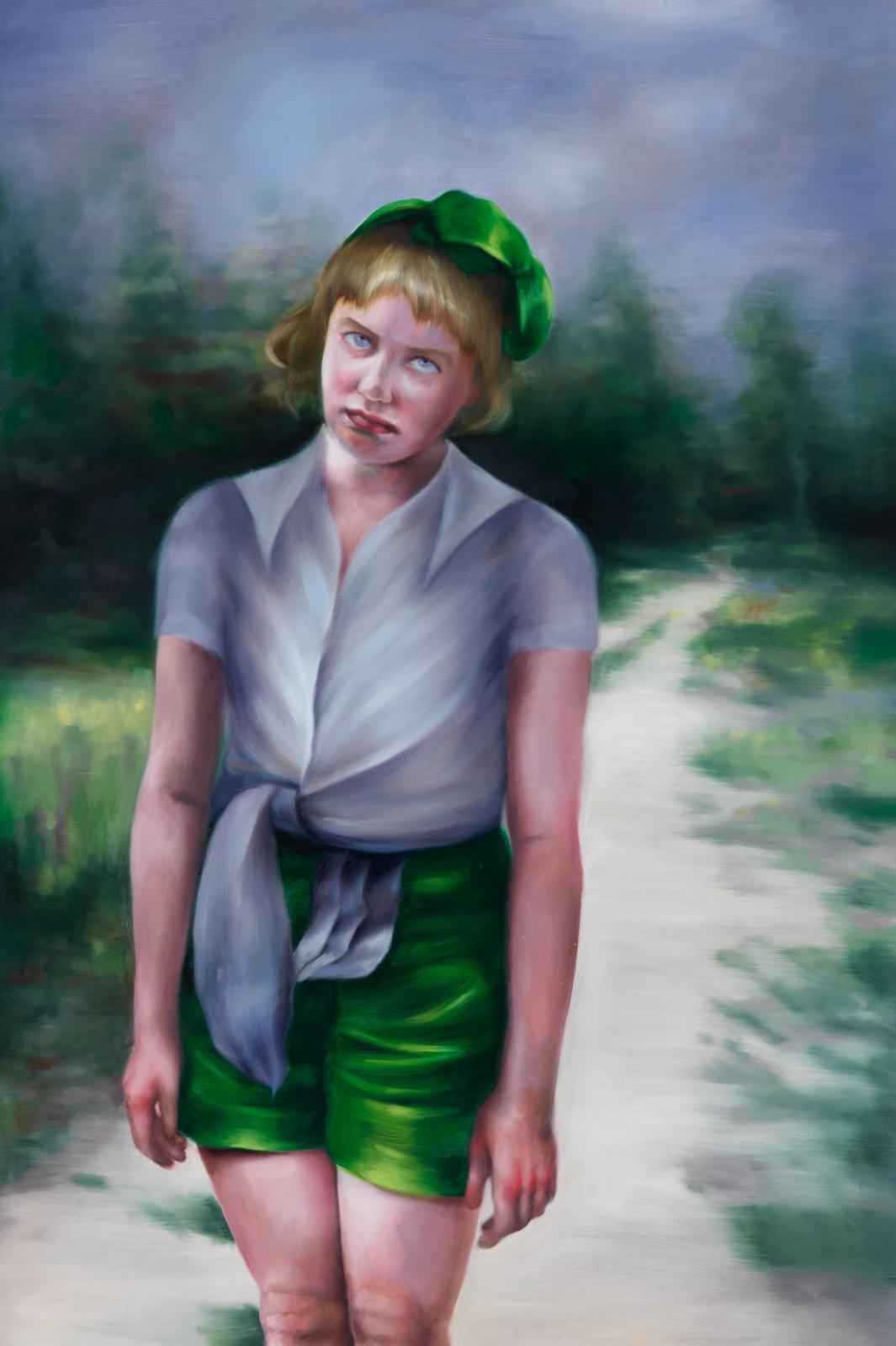 Simone Haack, Paula, 2021, Öl auf Baumwolle, 150 cm x 100 cm, Preis auf Anfrage, Galerie Cyprian Brenner