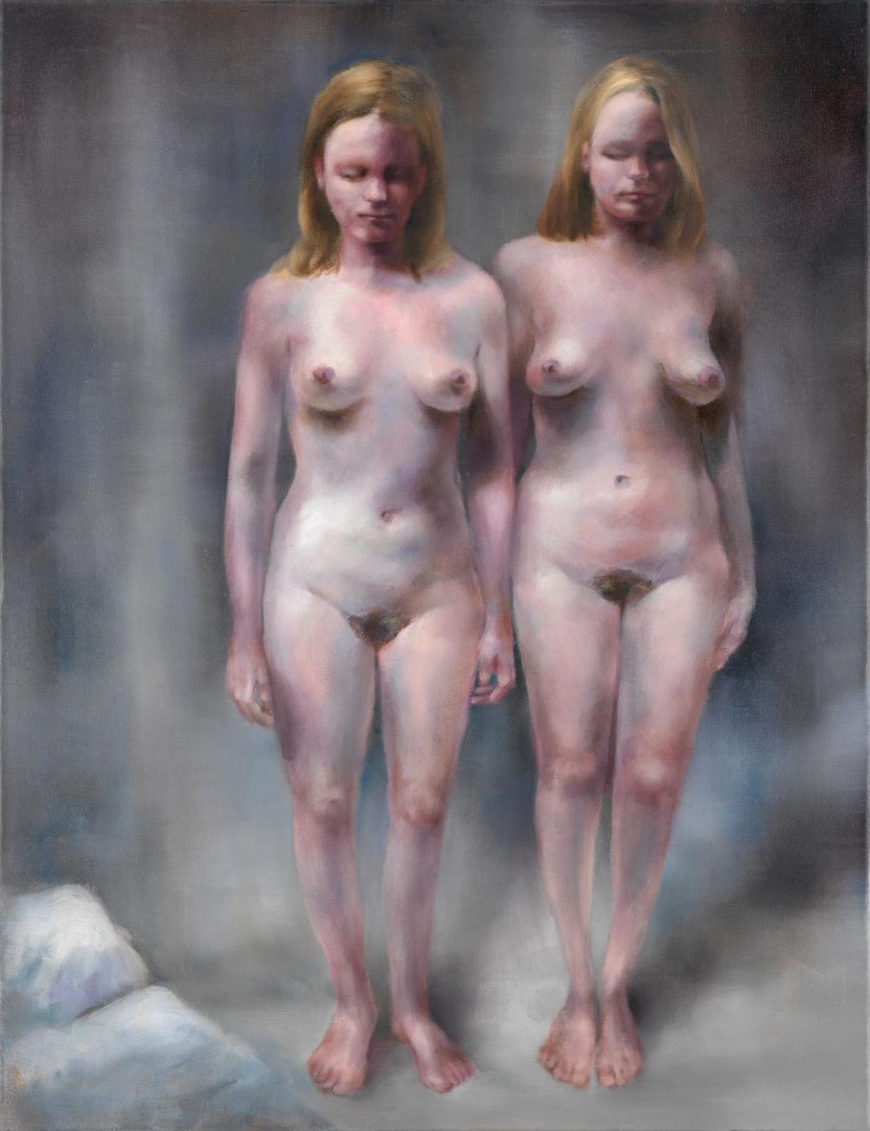 Simon Haack, Sleepwalkers, 2005/2021, Öl auf Baumwolle, 130 x 100 cm, Preis auf Anfrage, sha027ve
