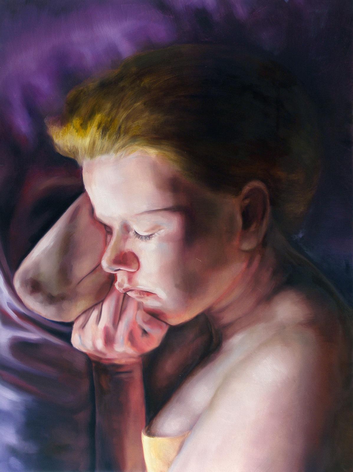 Simone Haack The Sleep of Reason 2018 Öl auf Leinwand 190 cm x 140 cm Preis auf Anfrage