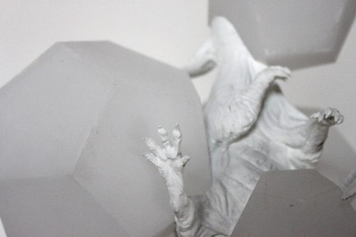 Gregor Gaida, Membran Ratte (Ansicht 2), 2013, Acrylglas, Harz, 25 cm x 25 cm x 30 cm, Preis auf Anfrage