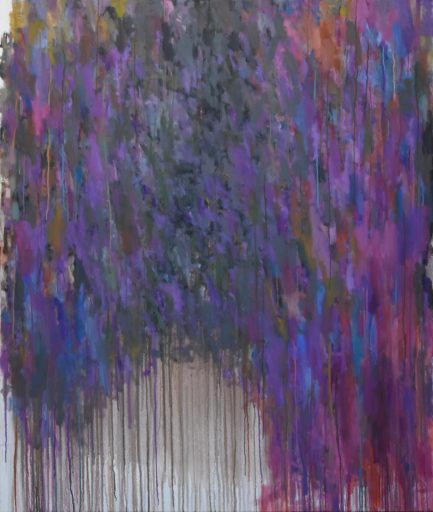 Thomas Rissler, ohne Titel, 2022, Acryl, Öl und Sprühfarbe auf Leinwand, 130 cm x 110 cm, Preis auf Anfrage, rit004kü