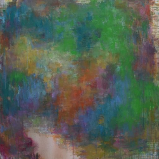 Thomas Rissler, ohne Titel, 2022, Acryl, Öl und Sprühfarbe auf Leinwand, 150 cm x 150 cm, Preis auf Anfrage, rit007kü