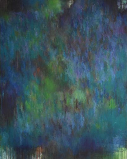 Thomas Rissler, Ohne Titel, 2021, Acryl, Öl und Sprühfarbe auf Leinwand, 150 cm x 120 cm, Preis auf Anfrage, rit016kü
