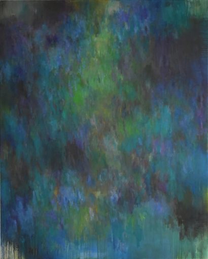 Thomas Rissler, Ohne Titel, 2021, Acryl, Öl und Sprühfarbe auf Leinwand, 150 cm x 120 cm, Preis auf Anfrage, rit017kü