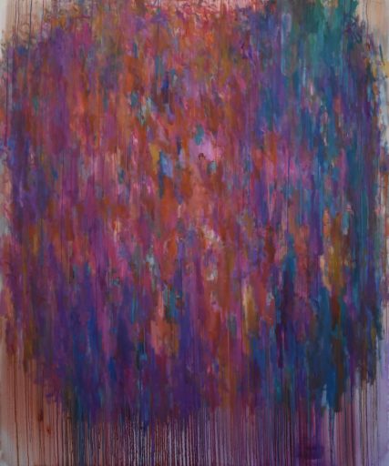 Thomas Rissler, Ohne Titel, 2023, Acryl, Öl und Sprühfarbe auf Leinwand, 180 cm x 150 cm, Preis auf Anfrage, rit018kü