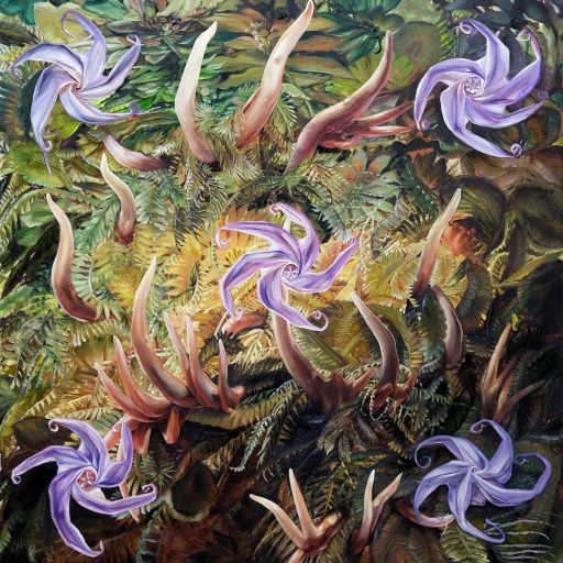 Karla Marchesi, Game theory, 2024, Öl auf Leinwand, 85 cm x 80 cm, Preis auf Anfrage, Galerie Cyprian Brenner