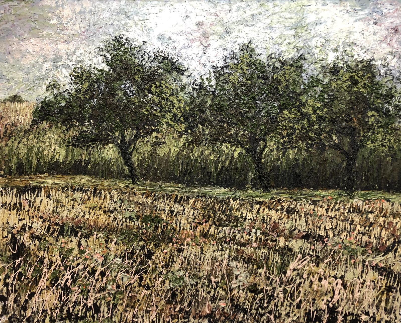 Helmut Helmes, Flur, 2019, Öl auf Leinwand, 130 cm x 160 cm, Preis auf Anfrage