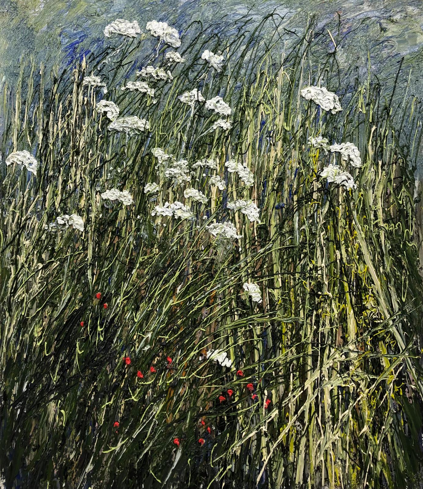 Helmut Helmes, Wiederkehr, 2023, Öl auf Leinwand, 140 cm x 120 cm, Preis auf Anfrage