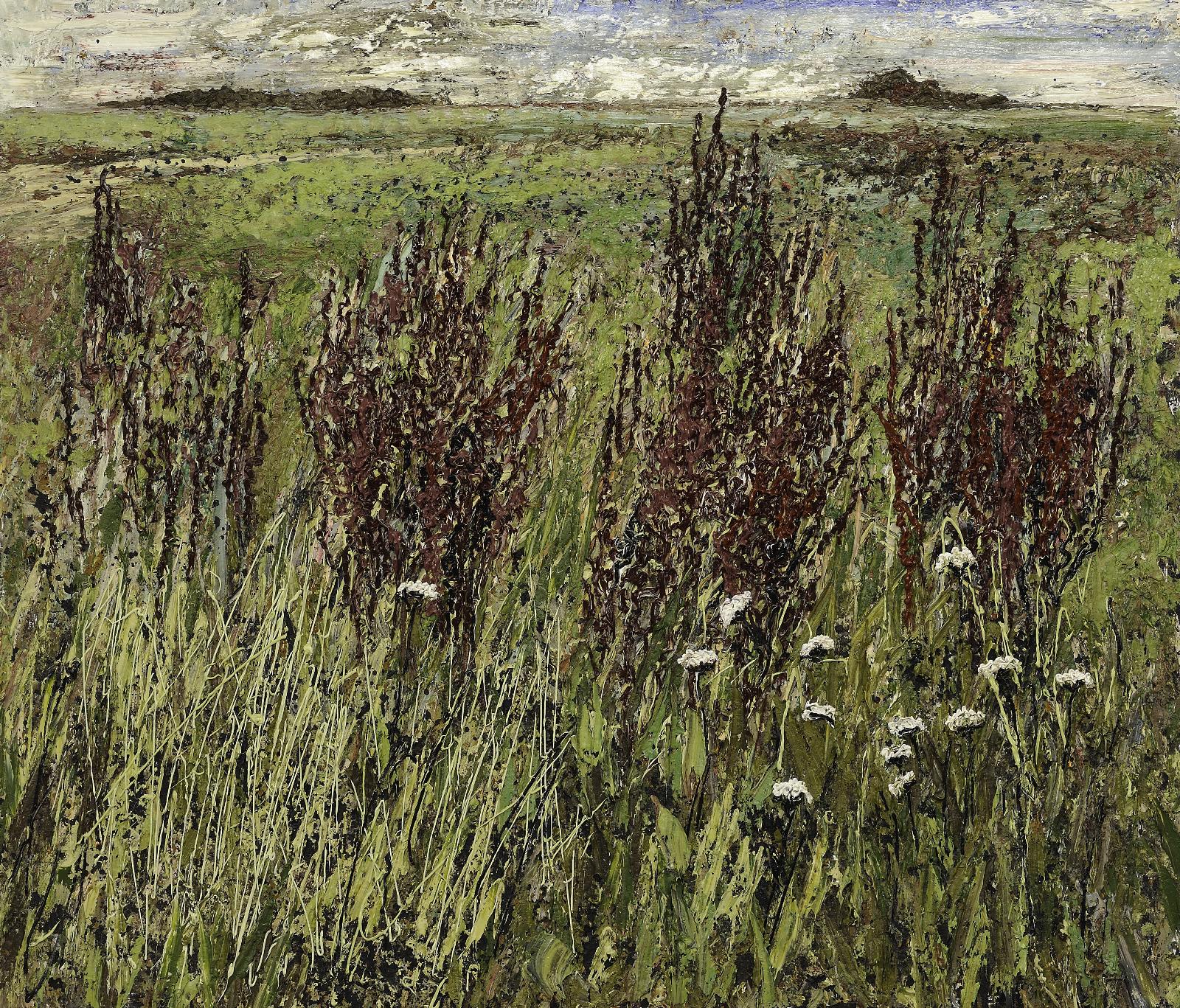 Helmut Helmes, Grün II, 2019, Öl auf Leinwand, 130 cm x 150 cm, Preis auf Anfrage