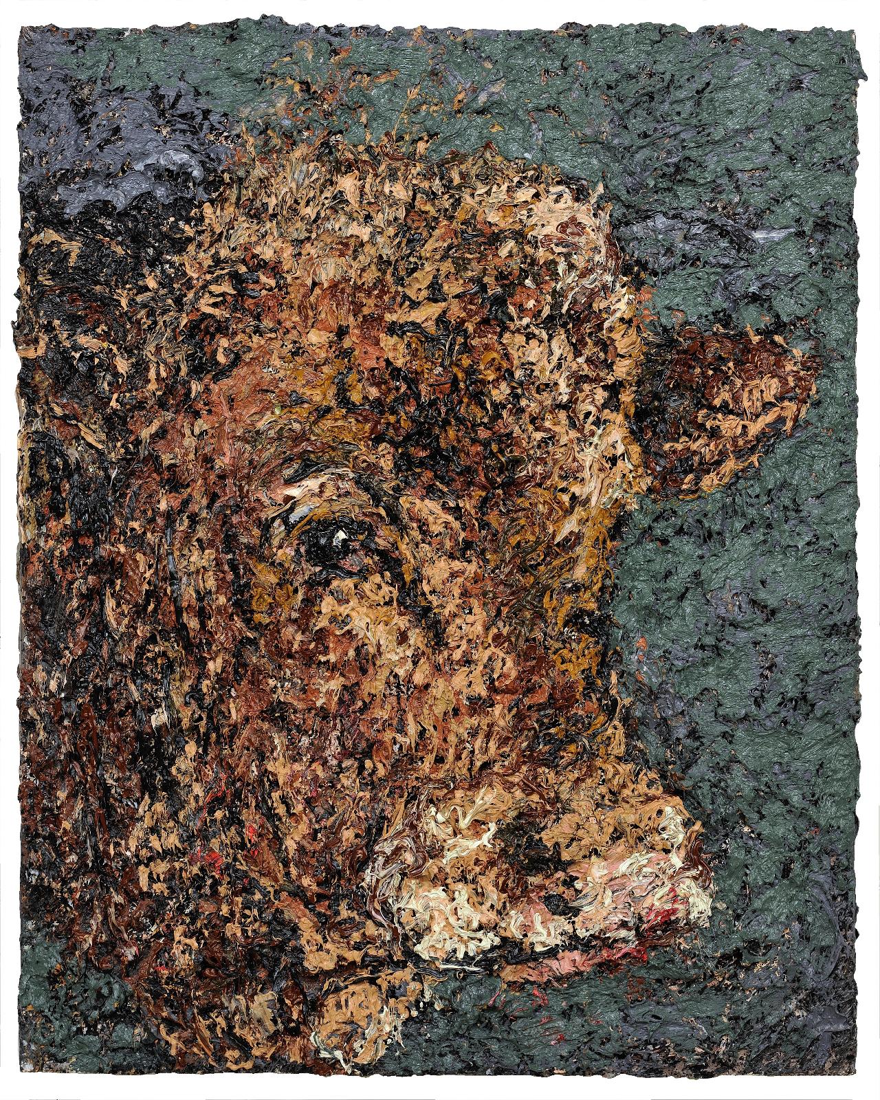 Helmut Helmes, Brauner, 2015-18, Öl auf Leinwand, 100 cm x 80 cm, Preis auf Anfrage