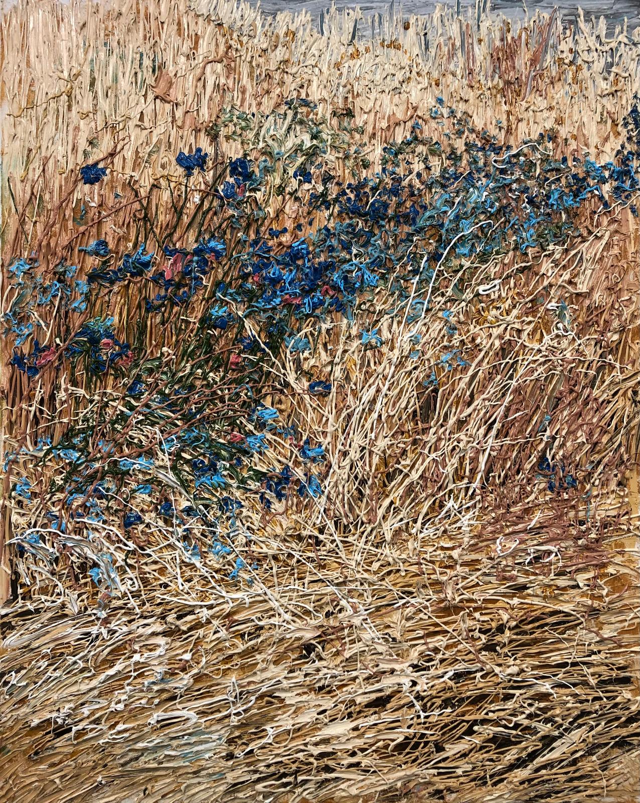 Helmut Helmes, Erinnerung II, 2022, Öl auf Leinwand , 100 cm x 80 cm, Preis auf Anfrage