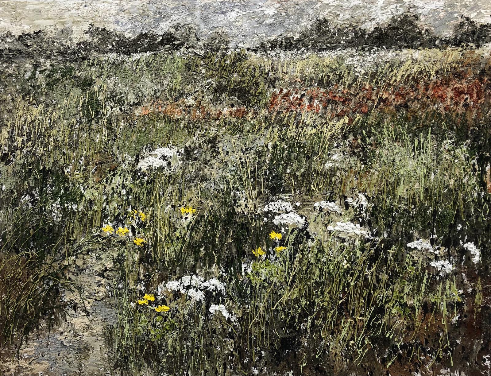 Helmut Helmes, Sommerland, 2023, Öl auf Leinwand, 130 cm x 170 cm, Preis auf Anfrage, Galerie Cyprian Brenner