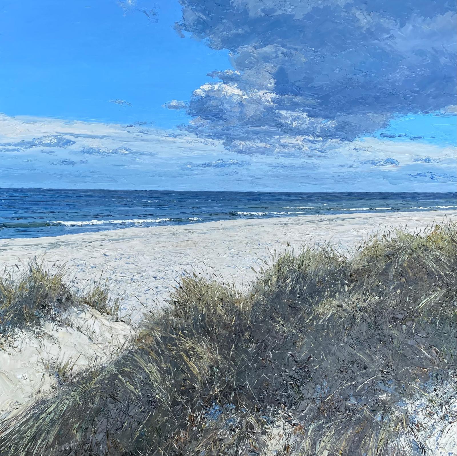 Peter Witt, Düne, 2024, Öl auf Leinwand, 100 cm x 100 cm, Preis auf Anfrage, Galerie Cyprian Brenner