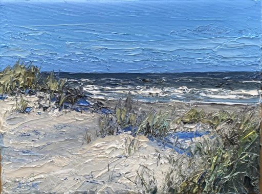 Peter Witt, Dünen, 20266500799, 2026, Öl auf Leinwand, 18 cm x 24 cm, Galerie Cyprian Brenner