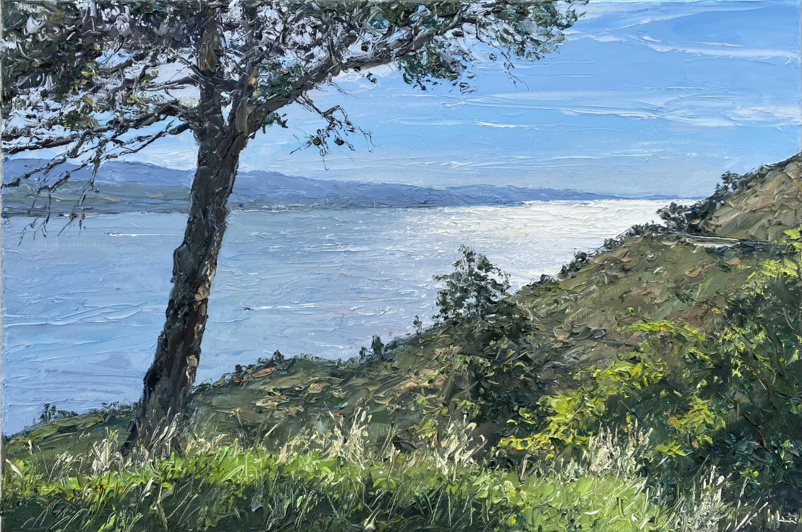 Peter Witt, Gegenlicht, 2025, Öl auf Leinwand 40 cm x 60 cm, Preis auf Anfrage, Galerie Cyprian Brenner