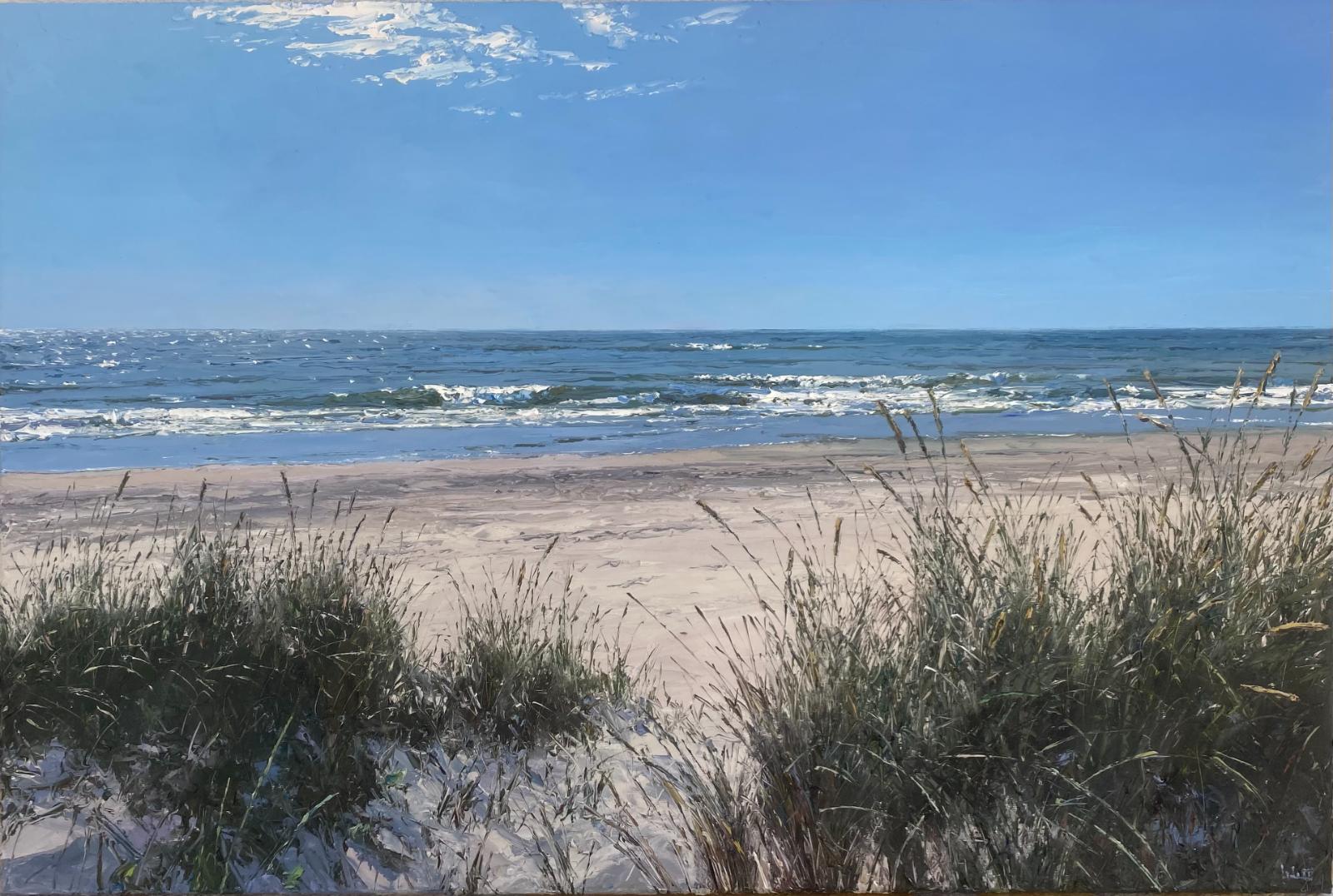 Peter Witt, Strandhafer, 202633000799, 2026, Öl auf Leinwand, 80 cm x 120 cm, Galerie Cyprian Brenner
