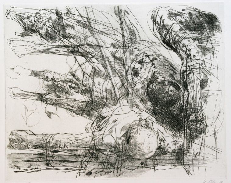 Roland Dörfler, Situationen, 1980, Blatt III, Auflage 10, 40 cm x 50 cm, Preis auf Anfrage, SüdWestGalerie