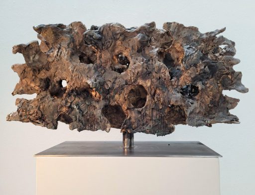 Emil Cimiotti, Baum - Strukturen, 2014, Bronze gussrau, 49 cm x 83 cm x 27 cm, Preis auf Anfrage, Galerie Cyprian Brenner